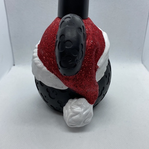 Disney Christmas Mickey Mouse Red Glitter Santa Hat Soap Dispenser - Picture 6 of 12